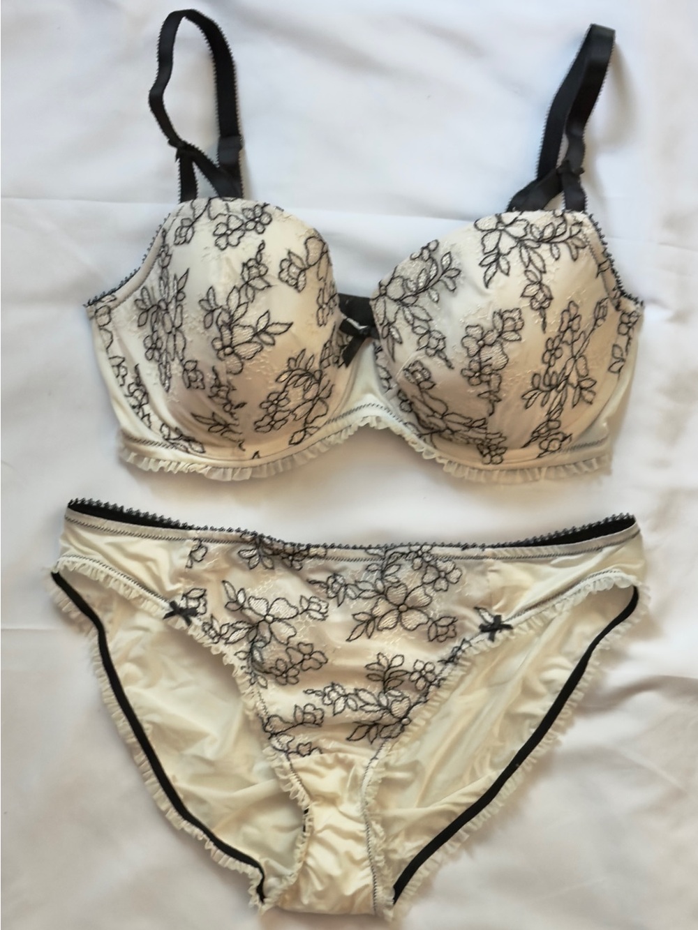 Vintage 2010 Victoria's Secret Dream Angels Demi Bra & Bikini Set, Like New